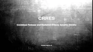 What does CRRES mean