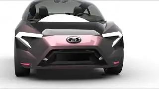 Концепт кроссовера Lada Triangle X 2025