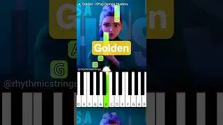 Golden (KPop Demon Hunters) - Easy Piano Tutorial 