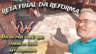 FINALIZANDO OS ACABAMENTOS DA REFORMA DO RESTAURANTE