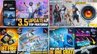 Bgmi 3.5 New Update | Next Mythic Forge Bgmi | Next Premium Crate Bgmi | Bgmi New Glacier Event