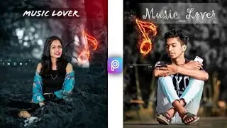 Picsart Music Lover Photo Editing😍 || New style 2021 || 