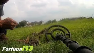 Metal detektor Indonesia Fortune M3 Fortuna quick hunt, lapangan lama = coin lama