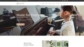 Music School WordPress Theme by ZEMEZ Website Template - 64732