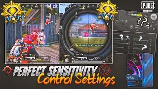 Moto Edge 2021 Perfect Gyro Sensitivity & 4 Finger Controls | PUBG Mobile Sensitivity Settings