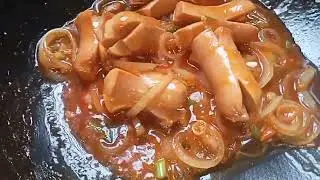 RESEP SOSIS ASAM MANIS SUPER PRAKTIS DAN COCOK BUAT CEMILAN ANAK-ANAK