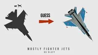 Military Aircraft Silhouette Guess Challenge 3D