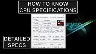 HOW TO FIND OUT FULL PC SPECIFICATIONS WIHTOUT OPENING YOUR PC