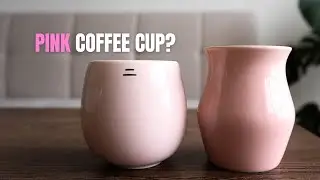 Why drink from a pink coffee cup? Ni Wares x Origami Cup