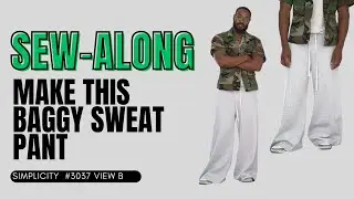 BAGGY SWEAT  PANT: SIMPLICITY 3037 VIEW B