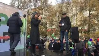 Ольга Галкина за парк на Смоленке  «Защитим Остров Васильевский!»