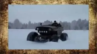 #50. УАЗ на шинах низкого давления по снегу [ТЮНИНГ 4x4]