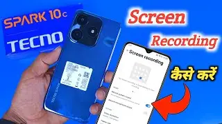 How to screen recording in Tecno spark 10c | Tecno spark 10c Screen Recording