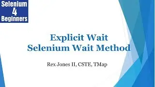 ✔ Benefits of Explicit Wait (A 
