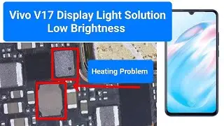 Vivo V17 Display Light Solution / Vivo v17 display light blinking solution / Display low brightness