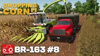 CHOPPING CORN FOR SILAGE!! BR 163 FS25 Timelapse Farming Simulator 25 Ep 8