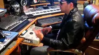 Asterix aka Sueño 1 making a beat from scratch .
