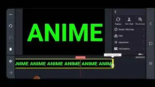 How to add VIDEO insideTEXT || video behind text kinemaster