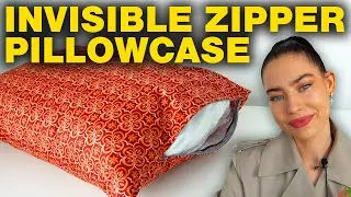 How To Sew An Invisible Zipper Pillowcase { Beginner Sewing Tutorial }