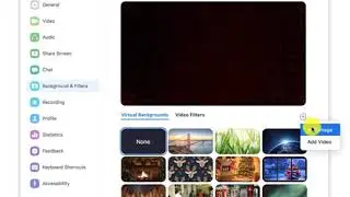 Zoom - How to Add Virtual Background