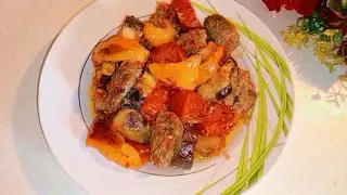 Невероятная вкуснятина из овощей и  фарша.