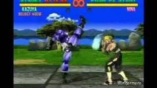 Tekken 1 DEVIL KAZUYA Play-through On Ultra Hard