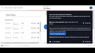 Google HashCode 2022 practice round