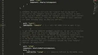 Chaining Absolute And Local Redirects With The Router In Angular 7.2.13