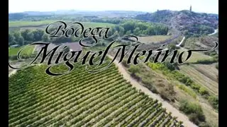 Bodega Miguel Merino, Briones, D.O.C. Rioja, SPAIN. VINEYARDS AND DRONE