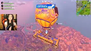 DQ1R SOLO SQUAD 1 VS 4 GAMEPLAY WITH GIRL #37 | Fornite