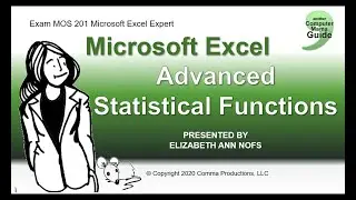 Excel Expert Statistical Functions