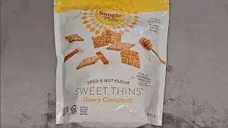 Costco Sale Item Review Simple Mills Seed & Nut Flour Sweet Thins Honey Cinnamon Taste Test