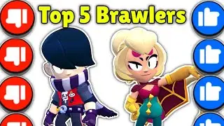 Top 5 Brawlers tier list (Brawl Stars)
