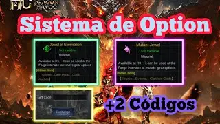 MU Dragon Havoc : Sistema de Options/ Códigos.