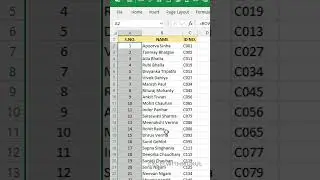 Amazing Trick to type Dynamic Serial No in Excel