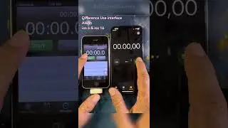 iPhone 13 Pro & iPhone 3Gs Difference Alarm old ios and new ios