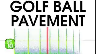 Golf Ball Pavement Sound Effect