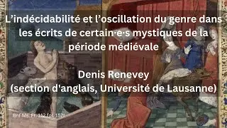 L’indécidabilité et l’oscillation du genre dans les écrits de certain·e·s mystiques