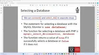 PHP and MySQL 1 - Connecting to MySQLusing PHP