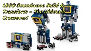 LEGO Soundwave Build & Transform – The Ultimate Crossover! #transformers  #Soundwave