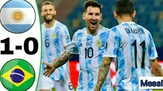 Arzentina vs Brazil 1-0.Highlights of Arzentina vs brazil final match Copa America 2021