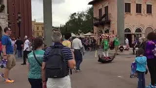 haha funny Italian man ride through Italy on gondola :)