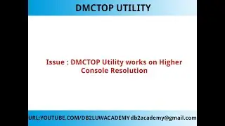 DMCTOP Console Screen Resolution Issue