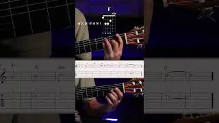 cant help falling in love guitar arpeggio and melody