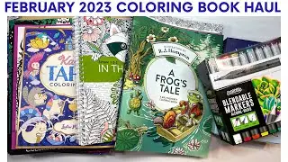 Low spend FAIL | February 2023 Coloring Book Haul