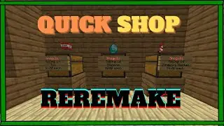 Minecraft Script/Plugin Showcase | QuickShop Reremake