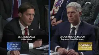 Ben Sasse: Round 2 Questions in Gorsuch Hearing
