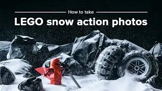 How to take LEGO snow action photos tutorial