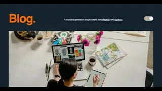 Next js Blog Example with Sanity with theme switcher