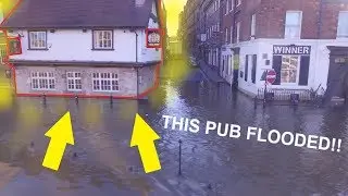 The River Ouse Flooded The Kings Arms YORK